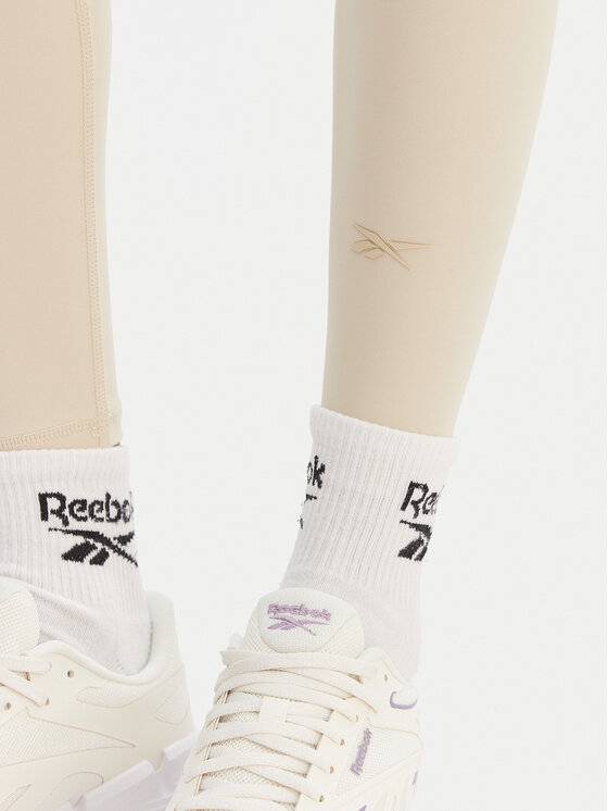 Reebok Reebok Legginsy Reebok x Ewa Chodakowska RK25619CCW Beżowy Slim Fit