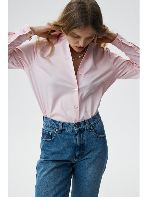 MARI PRETI MARI PRETI Košile Elysian Růžová Regular Fit