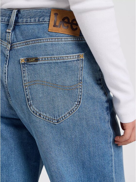 Lee Lee Jeansy LOW SLUNG SLOUCH Niebieski Loose Fit