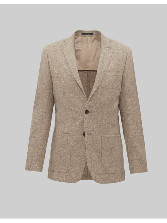 Borgio Borgio Marynarka morigerati Brązowy Slim Fit