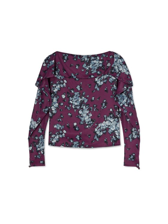 Trussardi Trussardi Koszula D003A000424N0AF Fioletowy Regular Fit