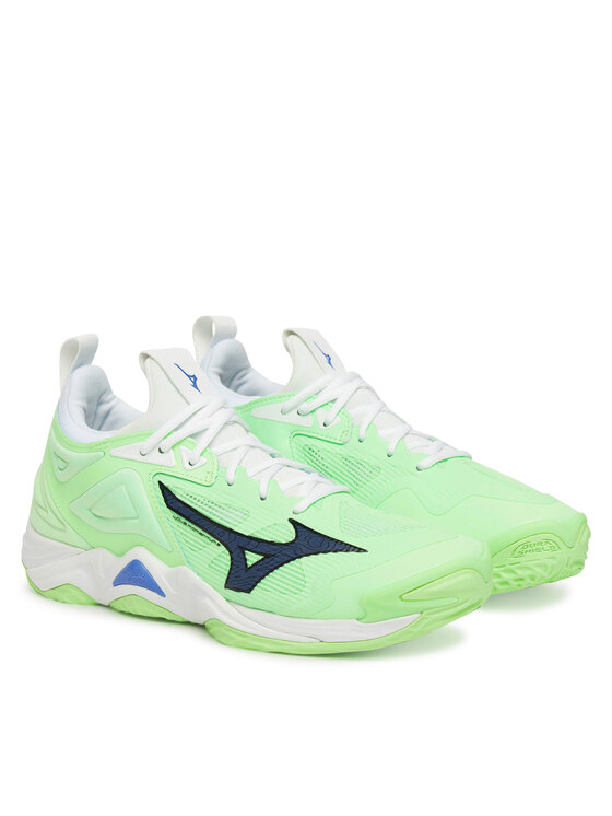 Mizuno Mizuno Tenisice za dvoranski nogomet Wave Momentum 3 V1GA2312 Zelena