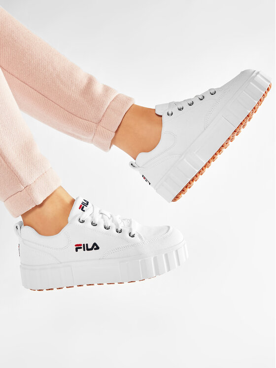Fila Fila Sneakersy Sandblast C Wmn 1011209.1FG Biela