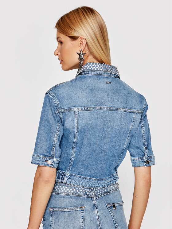 Giacca di jeans UA1134 D4618 Blu scuro Regular Fit...