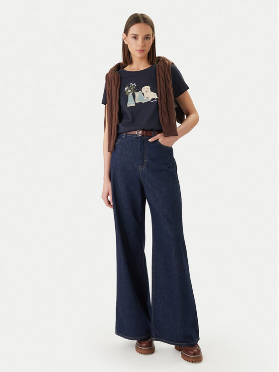 Barbour Barbour Marškinėliai Brambles LTS0712NY73 Tamsiai mėlyna Regular Fit