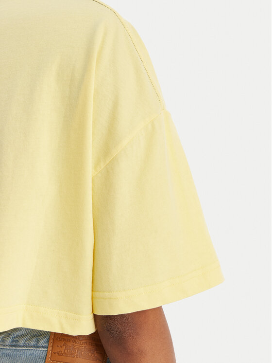 Quiksilver Quiksilver T-särk Maxi EQWZT03183 Kollane Oversize