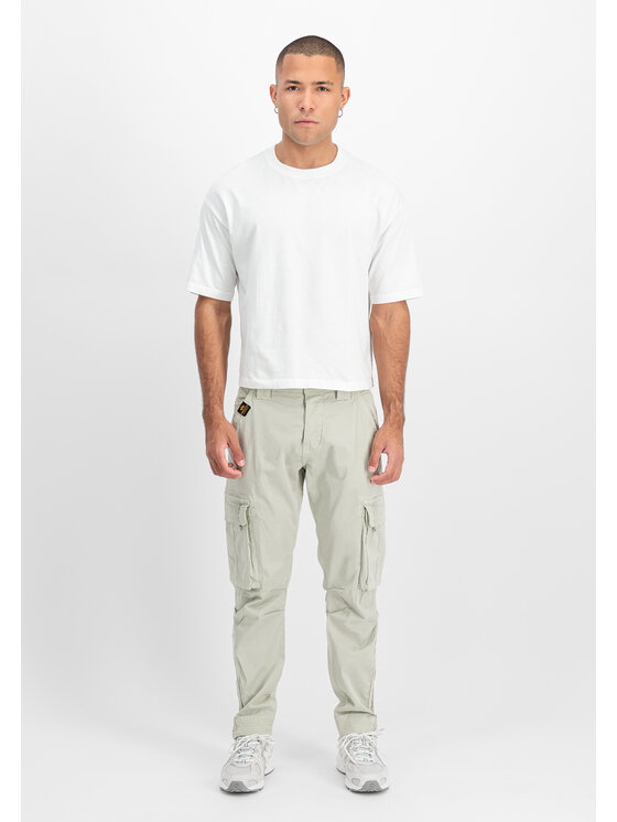 Alpha Industries Alpha Industries Spodnie cargo Task Force Pant Szary Tapered Fit