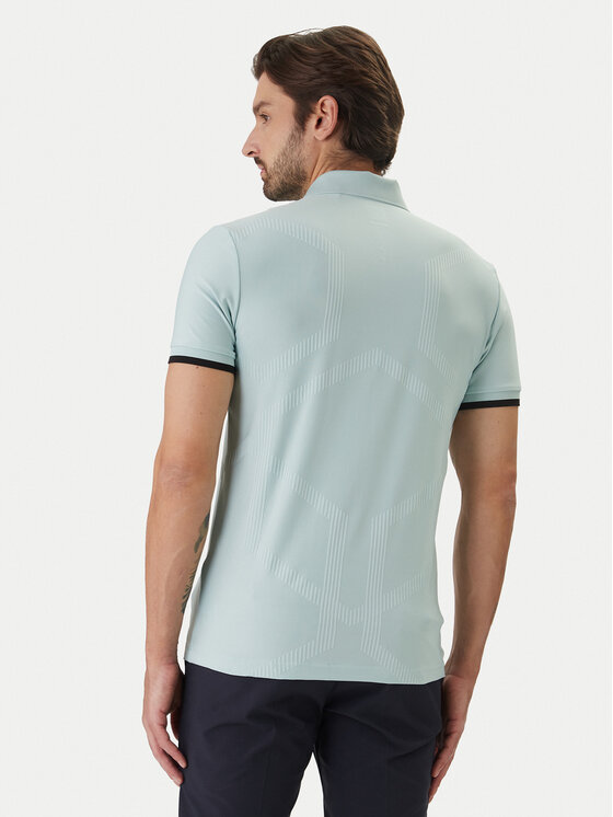 BOSS BOSS Polo särk Chip Hexa 50554561 Türkiissinine Regular Fit