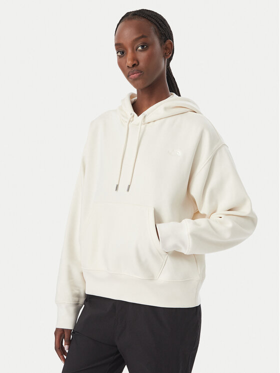 The North Face The North Face Суитшърт Tnf Essential Simple Dome Boxy Os NF0A8HBX3IE1 Кремав Regular Fit