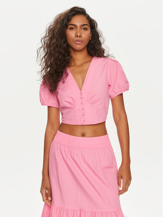 Vero Moda Vero Moda Majica Charlotte 10303653 Ružičasta Regular Fit