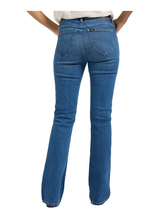 Lee Lee Jeansy 112363443 Niebieski Slim Fit