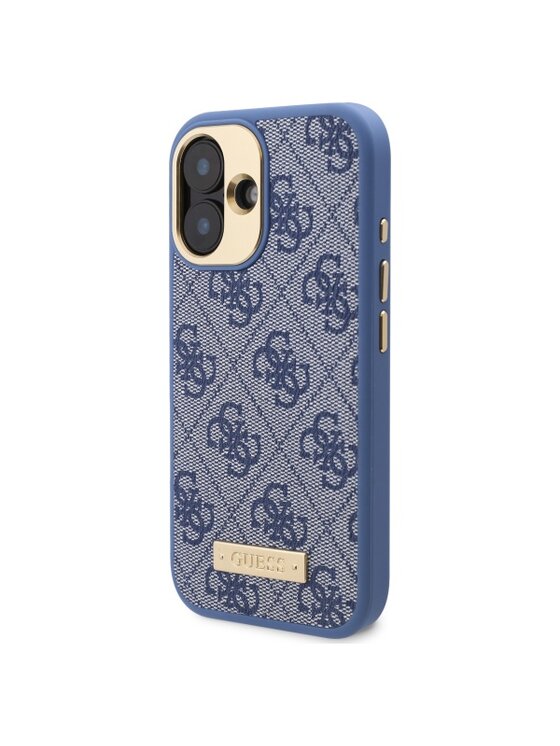 Guess Guess Etui na telefon iPhone 16 Niebieski