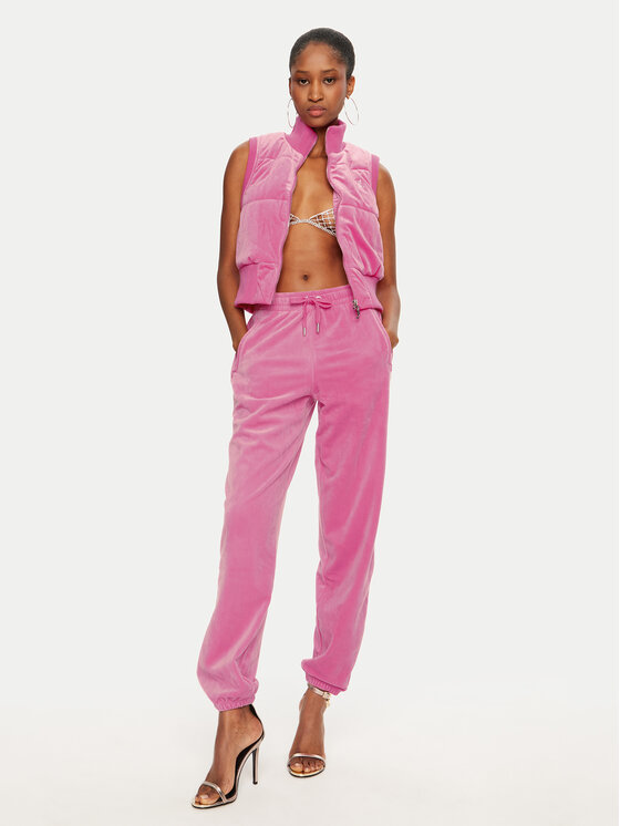 Juicy Couture Juicy Couture Prsluk Thunder JCOGL224555 Ružičasta Slim Fit
