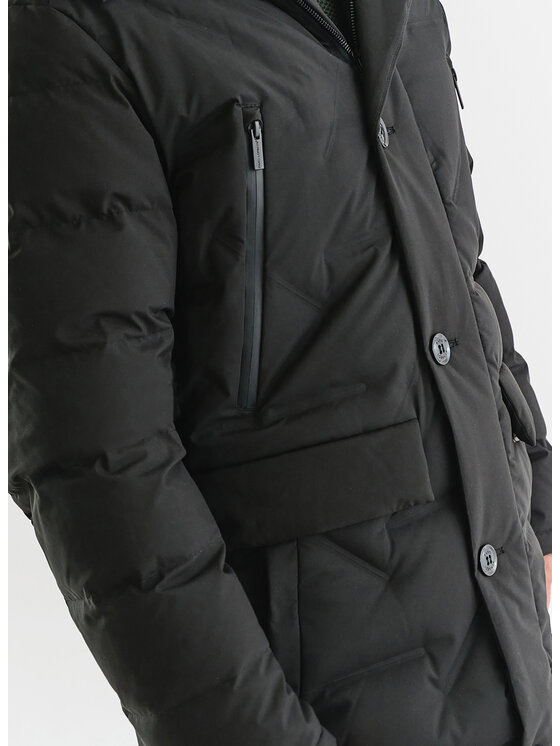 Pako Lorente Pako Lorente Kurtka puchowa P23WF-5X-001 Czarny Classic Fit