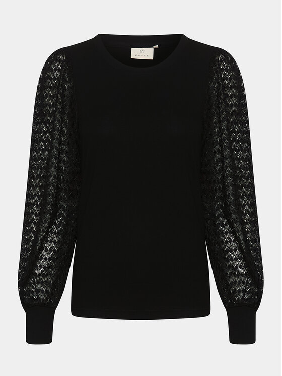 Kaffe Kaffe Bluse Serena 10508116 Schwarz Regular Fit