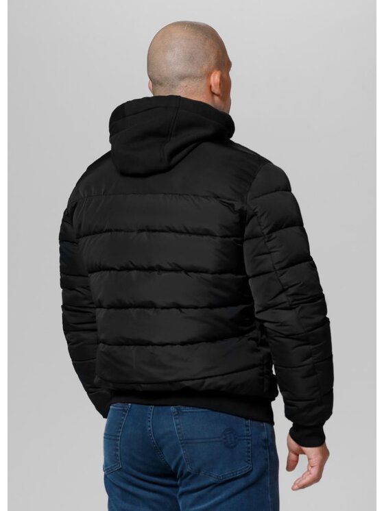 PITBULL PITBULL Kurtka zimowa HIDDEN Czarny Regular Fit