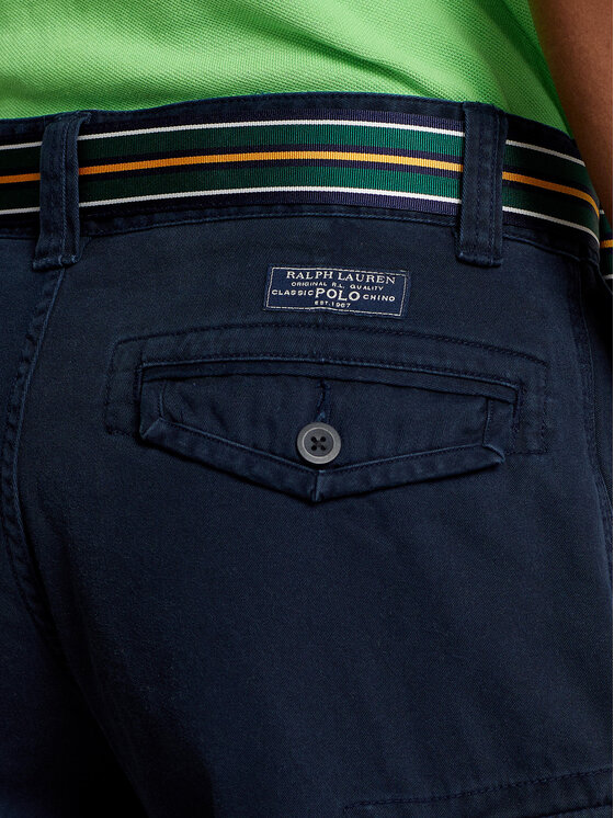 Polo Ralph Lauren Polo Ralph Lauren Kratke hlače iz tkanine 710548502005 Mornarsko modra Classic Fit