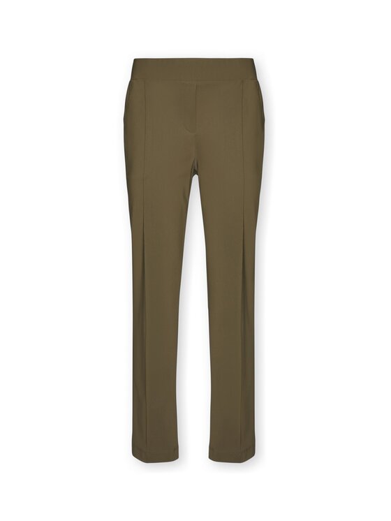 Elena Mirò Elena Mirò Spodnie materiałowe P075Z000164N025 Zielony Regular Fit