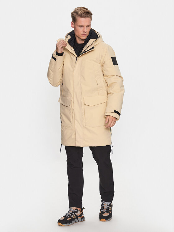Halti Halti Зимно яке Bergga 065-0426 Бежов Regular Fit