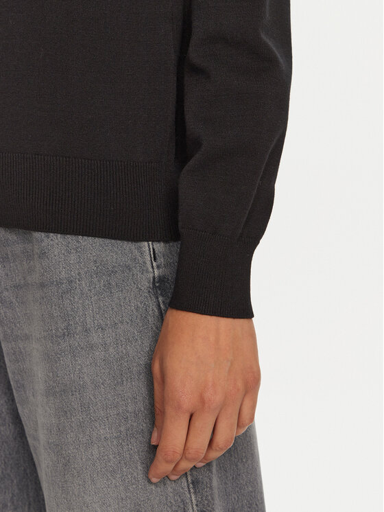 Liu Jo Sport Liu Jo Sport Sweater TF4286 MS63L Fekete Regular Fit