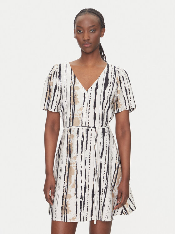 JDY JDY Nyári ruha Troya 15350739 Ekru Regular Fit