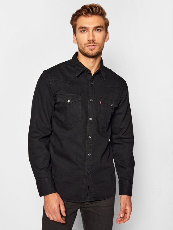 Levi's® Levi's® Ing Barstow Western Standard 85744-0002 Fekete Standard Fit