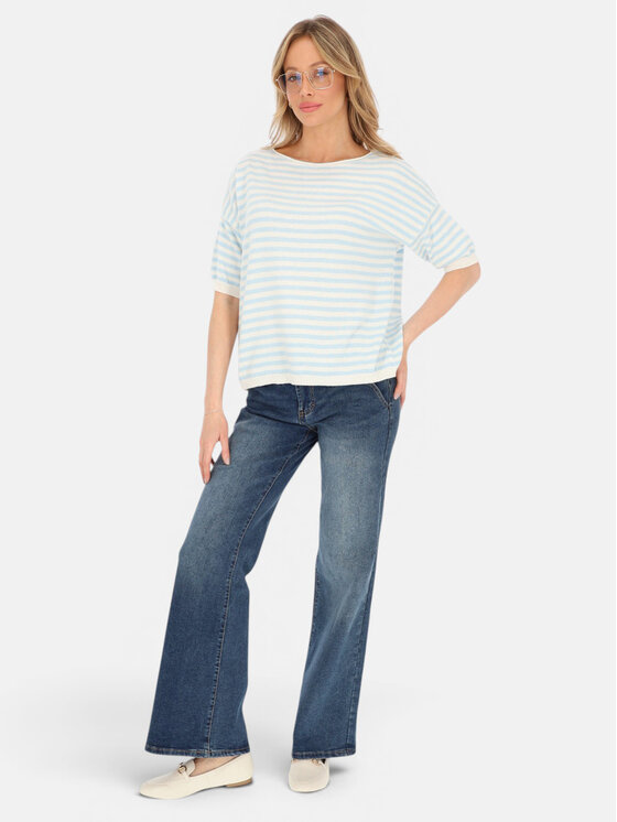 L’AF L’AF Sweter Sofi Niebieski Oversize