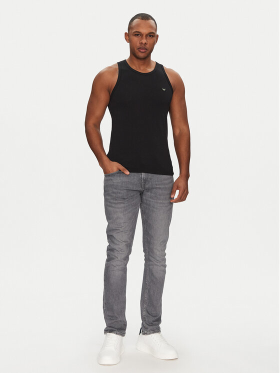 Emporio Armani Underwear Emporio Armani Underwear Trikó EM000385 AF10771 UC001 Fekete Slim Fit