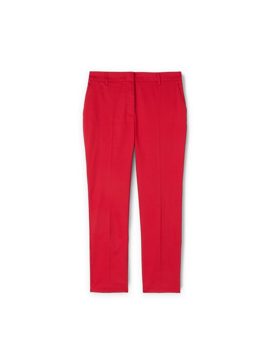 Motivi Motivi Pantaloni di tessuto P203Q303936N016 Rosso Regular Fit