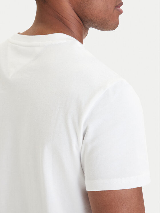 Tommy Jeans Tommy Jeans T-Shirt DM0DM22548 Weiß Regular Fit