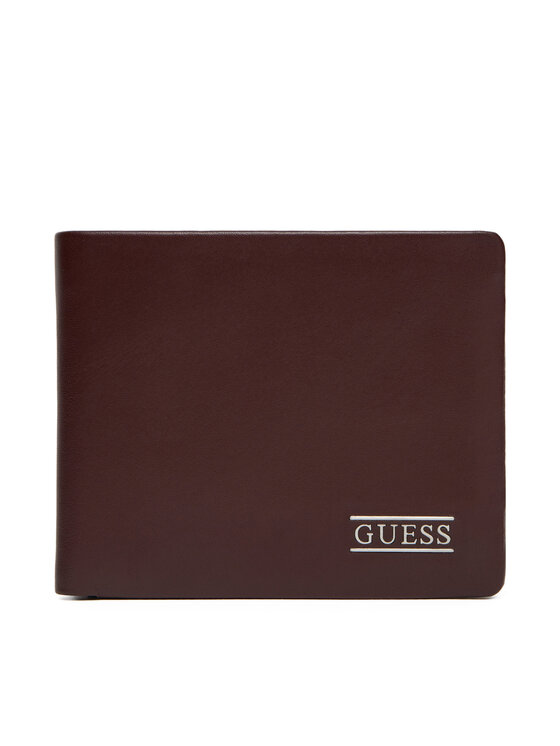 Guess Guess Μεγάλο Πορτοφόλι Ανδρικό SMNEBR LEA24 Καφέ