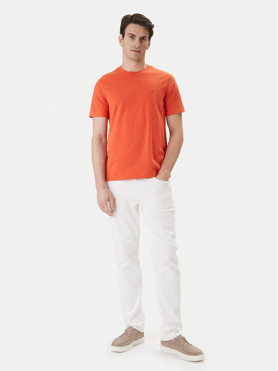 Tommy Hilfiger Tommy Hilfiger T-shirt Ess Seasonal MW0MW39995 Narančasta Regular Fit