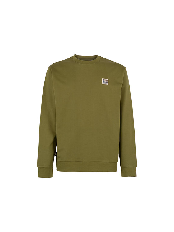 Aquascutum Aquascutum Felpa AA_B005_SW015-6 Verde Regular Fit