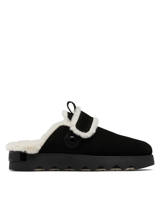 Papuci de casă Sorel Viibe Clog Suede Cozy 2048521010 Negru