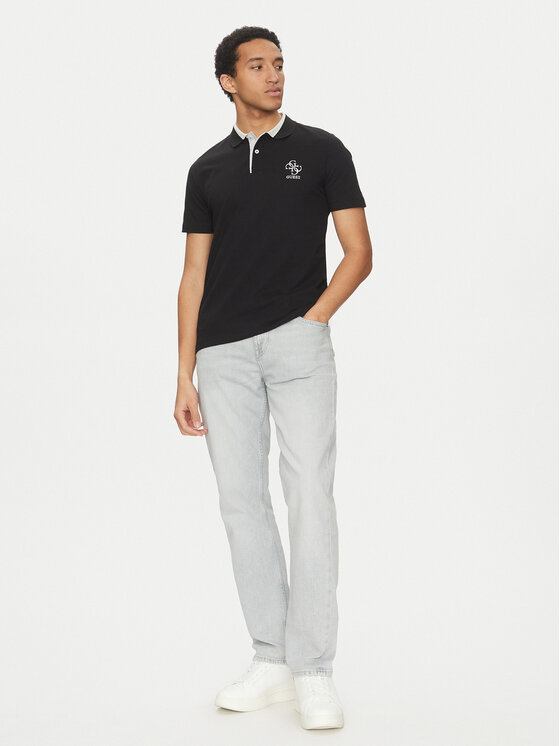 Guess Guess Polokošile M5GP60 K7O64 Černá Slim Fit