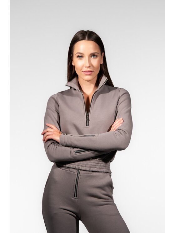MANDRAGORA MANDRAGORA Felpa Cudowronka Beige Slim Fit
