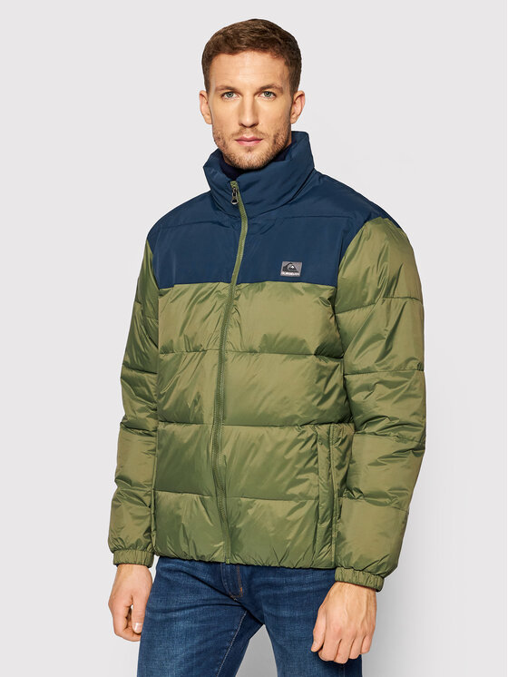 Quiksilver Doudoune Wolfs Shoulders EQYJK03760 Vert Regular Fit | Modivo.fr