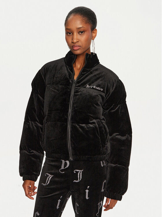 Juicy Couture Juicy Couture Télikabát Margo JCOIJ224556 Fekete Regular Fit