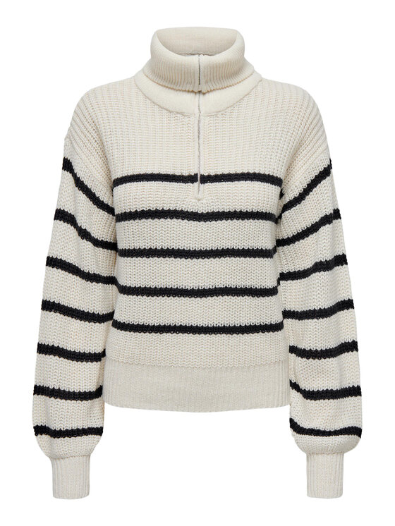 JDY JDY Pullover 15302342 Écru Regular Fit