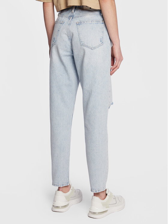 Calvin Klein Jeans Calvin Klein Jeans Džínsy J20J220191 Modrá Mom Fit