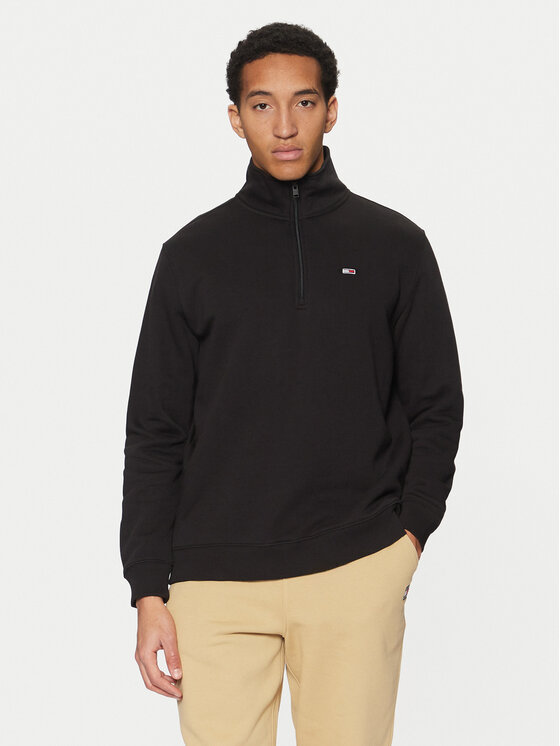 Tommy Jeans Mikina DM0DM20339 Čierna Regular Fit