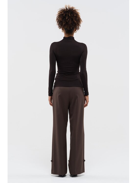BENU BENU Bluzka AW25 Brązowy Regular Fit