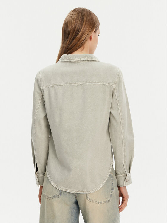ONLY ONLY traper košulja Silla 15338783 Zelena Slim Fit