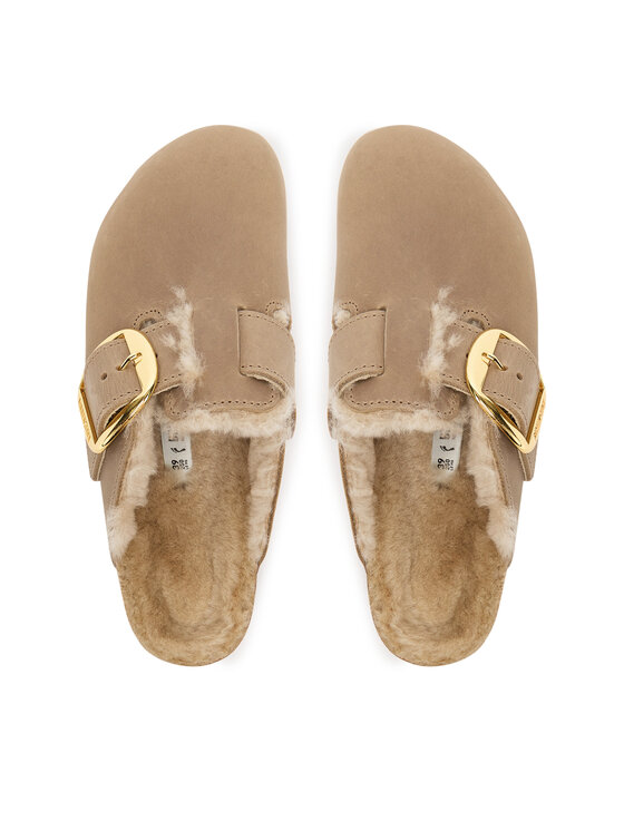 Birkenstock Birkenstock Natikače Boston Big Buckle Shearling 1030444 Smeđa
