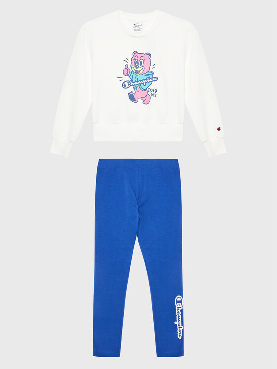 Champion Champion Σετ φόρμας 404674 Λευκό Regular Fit