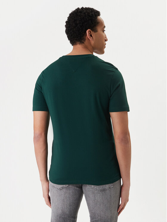 Tommy Hilfiger Tommy Hilfiger T-shirt Brand Love MW0MW42365 Verde Regular Fit