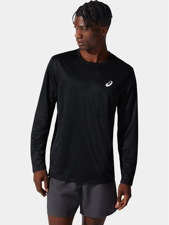 Męski Longsleeve Asics, Rozmiar XL, Czarny, Core Ls 2011C340