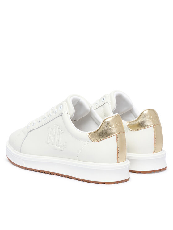 LAUREN RALPH LAUREN LAUREN RALPH LAUREN Snīkeri Ainsley Metallic 802974379002 Balts