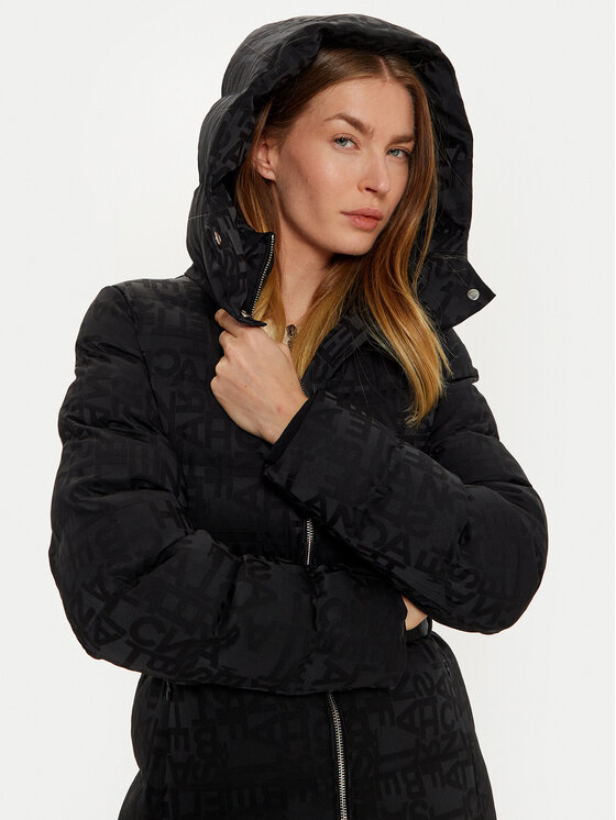 Elisabetta Franchi Elisabetta Franchi Зимно яке PI-71D-46E1-V700 Черен Regular Fit