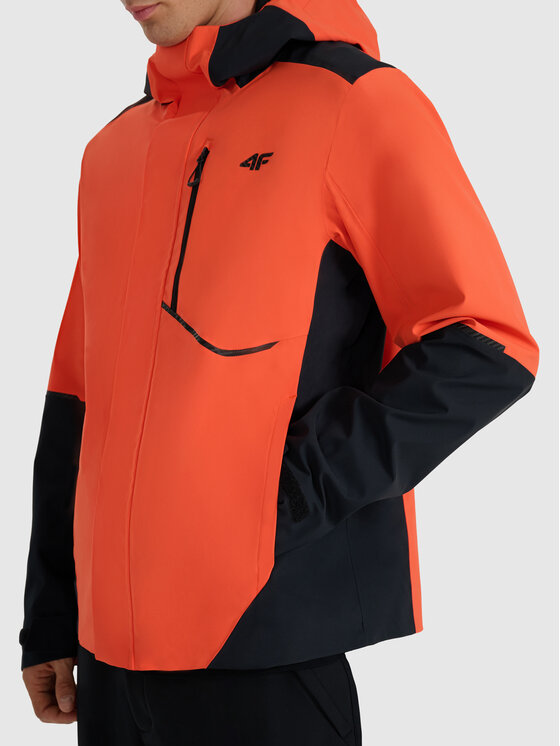 4F 4F Kurtka wielofunkcyjna HALNY Czerwony Regular Fit